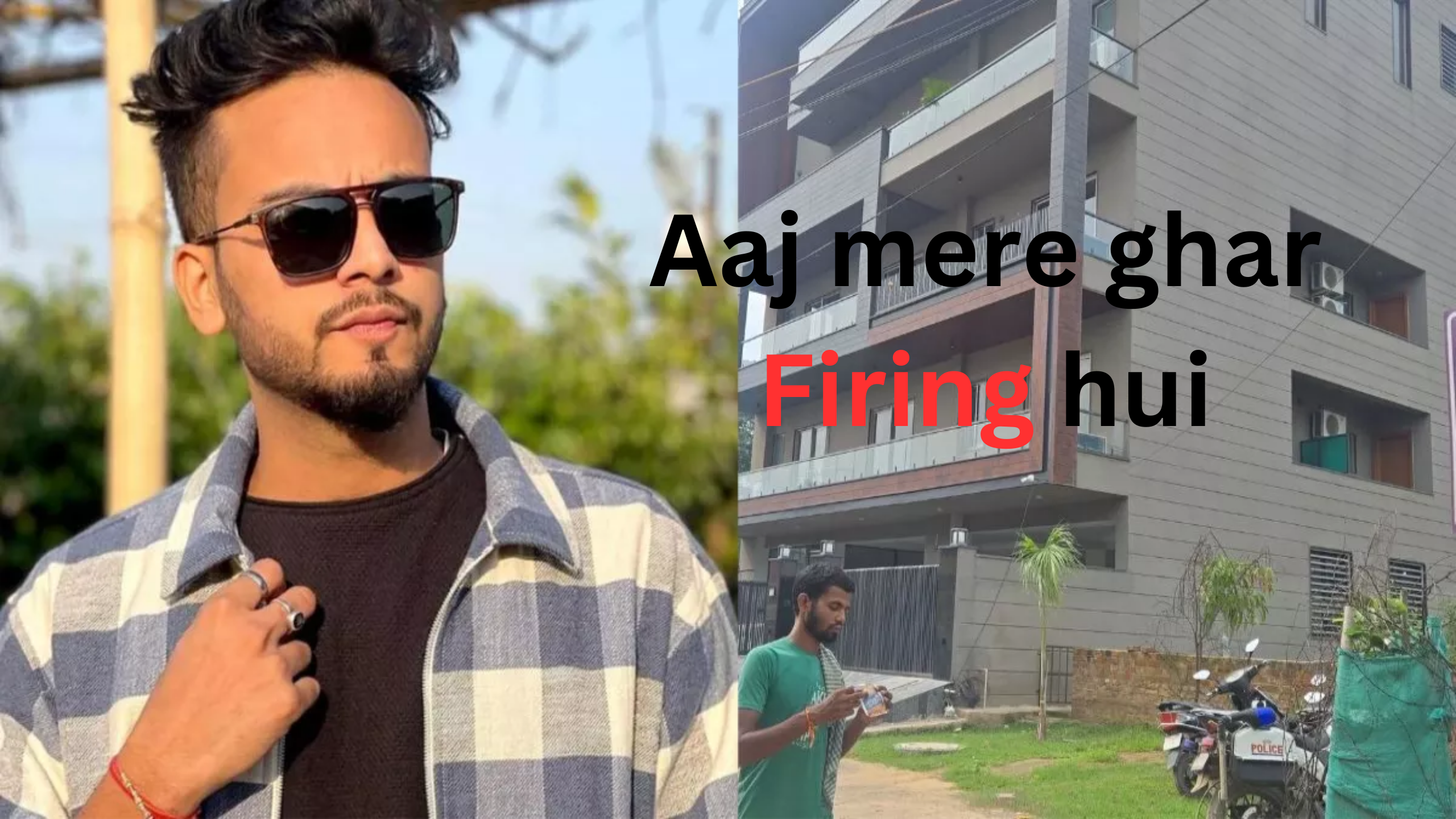 Elvish ke ghar firing